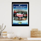 Vintage Reise Poster USA (Küche)