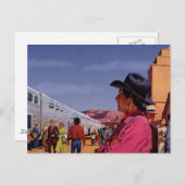 Vintage Reise Postkarte (Vorne/Hinten)