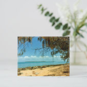 Vintage Reise Postkarte 1970er Strand Foto (Stehend Vorderseite)