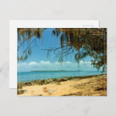 Vintage Reise Postkarte 1970er Strand Foto (Vorne/Hinten)