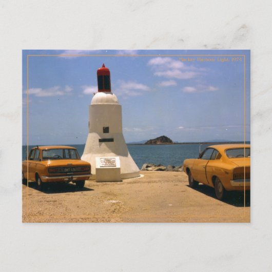 Vintage Reise Postkarte Australien Retrowagen (Vorderseite)