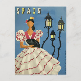 Vintage Reise Postkartenposter Spanien Postkarte