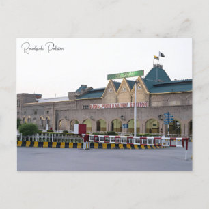 Vintage Reise Rawalpindi Pakistan Urlaub Retro Postkarte