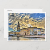 Vintage Reise Retro Göteborg Schweden Suède Postkarte (Vorne/Hinten)