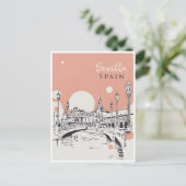 Vintage Reise Sevilla Spanien Sevilla Städtische T Postkarte (Stehend Vorderseite)