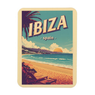 Vintage Reise Spanien IBIZA Balearen Geschenke Magnet
