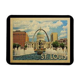 Vintage Reise St. Louis Missouri Magnet
