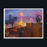 Vintage Reise Stadt Ankara Türkei Urlaub Retro Postkarte<br><div class="desc">Vintag, Retro, Reisen, modern, Aquarell, klassisch, Turkiye, Ankara, Türkei, Türkisch, </div>