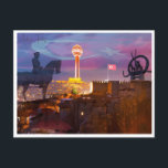 Vintage Reise Stadt Ankara Türkei Urlaub Retro Postkarte<br><div class="desc">Vintag,  Retro,  Reisen,  modern,  Aquarell,  klassisch,  Turkiye,  Ankara,  Türkei,  Türkisch, </div>