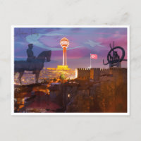 Vintage Reise Stadt Ankara Türkei Urlaub Retro