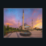 Vintage Reise Stadt Ankara Türkei Urlaub Retro Postkarte<br><div class="desc">Vintag,  Retro,  Reisen,  modern,  Aquarell,  klassisch,  Turkiye,  Ankara,  Türkei,  Türkisch, </div>