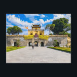 Vintage Reise Stadt hanoi vietnam Retro Urlaub Postkarte<br><div class="desc">Vintag,  Retro,  Reise,  modern,  Aquarell,  klassisch,  Stadt,  hanoi,  vietnam, </div>