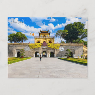 Vintage Reise Stadt hanoi vietnam Retro Urlaub Postkarte