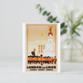 Vintage Reise-stationäre Sets Postkarte (Stehend Vorderseite)