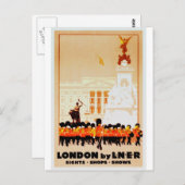 Vintage Reise-stationäre Sets Postkarte (Vorne/Hinten)