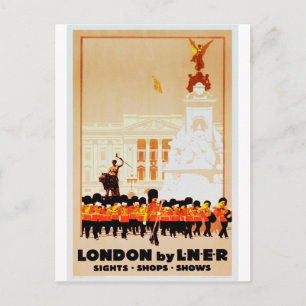 Vintage Reise-stationäre Sets Postkarte