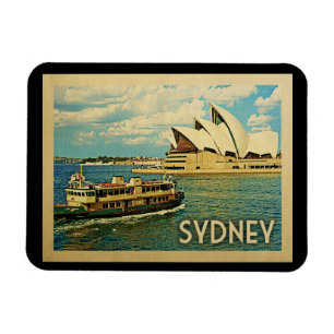 Vintage Reise Sydneys Australien Magnet