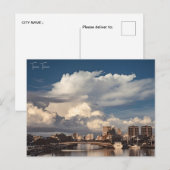 Vintage Reise Tainan Taiwan Stadturlaub Retro Postkarte (Vorne/Hinten)