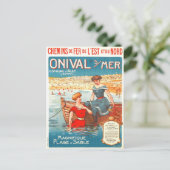 Vintage Reise und Postkarte (Stehend Vorderseite)