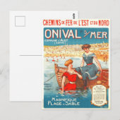 Vintage Reise und Postkarte (Vorne/Hinten)