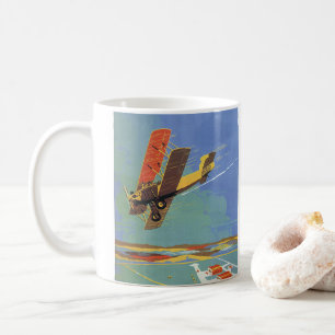 Vintage Reise- und Transport- Antique Doppeldecker Kaffeetasse