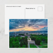 Vintage Reise varna bulgaria CITY Bulgarie Retro Postkarte (Vorne/Hinten)