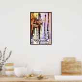 Vintage Reise, Venedig Poster (Küche)