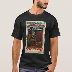 Vintage-Reise-Werbeposter T-Shirt London