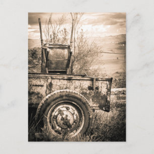 Vintage-Reisebild der italienischen Landschaft, re Postkarte