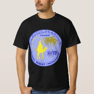 Vintage-Reisehotel Ribat in Monastir, Tunesien T-Shirt