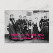 Vintage Reisen Einladungspostkarte (Vorderseite)