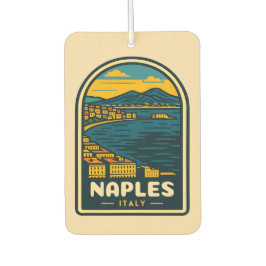 Vintage Reisen Neapel Italien Retro Landschaftlich Autolufterfrischer