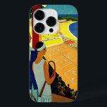 Vintage Reisen, Tennis, Sport, Monte Carlo Monaco Case-Mate iPhone Hülle<br><div class="desc">Vintages Beispiel für das europäische Reise- oder Gepäcklabel von Monte Carlo in Monaco mit einem Paar,  das Tennisschläger hält und ein Tennisturnier in der Nähe des Strandes und des wunderschönen blauen Mittelmeers anschaut. Liebe und Romantik auf den Tennisplätzen. Monte Carlo ist berühmt für sein Casino Le Grand Casino.</div>
