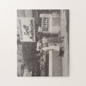 Vintage Reisepaar Côte d'Azur Puzzle (Vertikal)