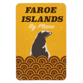 Vintage Reiseplakat der Färöer Magnet (Vertikal)