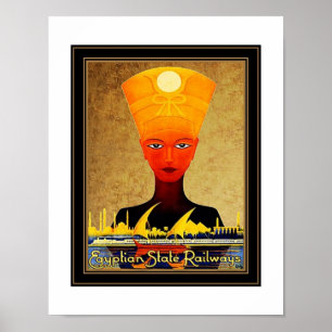 Vintage-Reiseplakat Egyptian State Railways Poster
