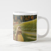 Vintage Reiseplakat für Abruzzen, Italien. Jumbo-Tasse (Rechts)