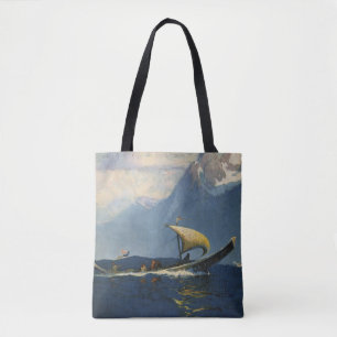 Vintage-Reiseplakat für Alaska Northern Pacific Tasche
