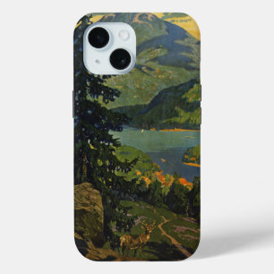 Vintage-Reiseplakat für die Adirondack Mountains Case-Mate iPhone Hülle
