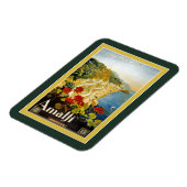 Vintage Reiseplakat für Italien Magnet (Linke Seite)