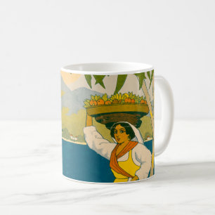 Vintage-Reiseplakat für Jamaika Kaffeetasse
