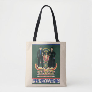 Vintage-Reiseplakat für Lancaster County, Pa Tasche