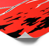 Vintage Reiseplakat für Marokko Poster (Ecke)