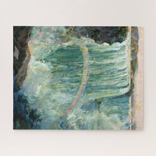 Vintage Reiseplakat für Niagarafälle Puzzle (Horizontal)