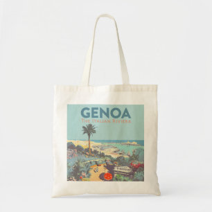 Vintage-Reiseplakat Genua Italienische Riviera 193 Tragetasche
