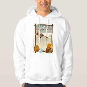 Vintage-Reiseplakat Hoodie