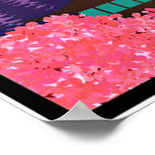 Vintage Reiseplakat, Japan besuchen Poster (Ecke)