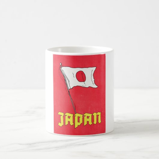 Vintage-Reiseplakat Japan Kaffeetasse (Mittel)