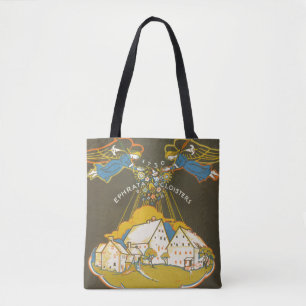 Vintage Reiseposter für das Ephrata Cloister Tasche