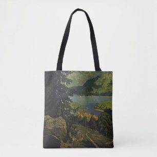 Vintage Reiseposter für die Adirondack Mountains Tasche